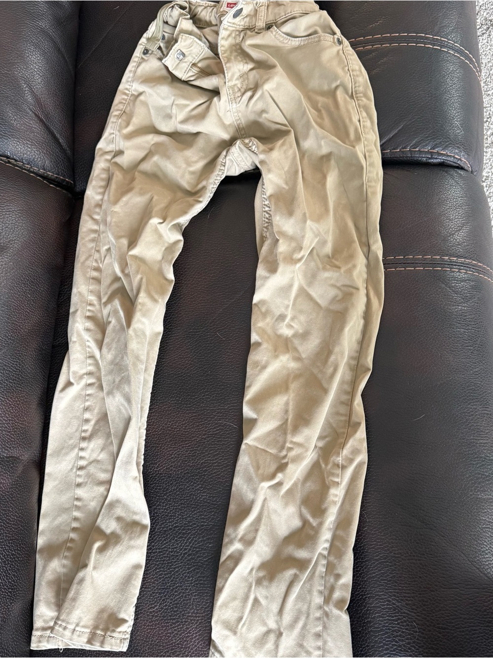 Levi's Kids Khaki Chinos in Light Tan